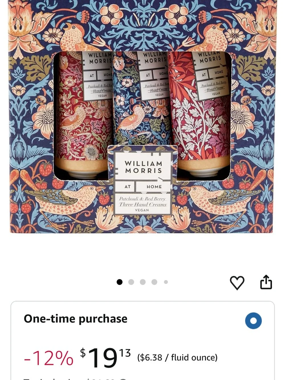 William Morris At Home Hand & Body Cream Set - Floral Pattern (Multicolor)